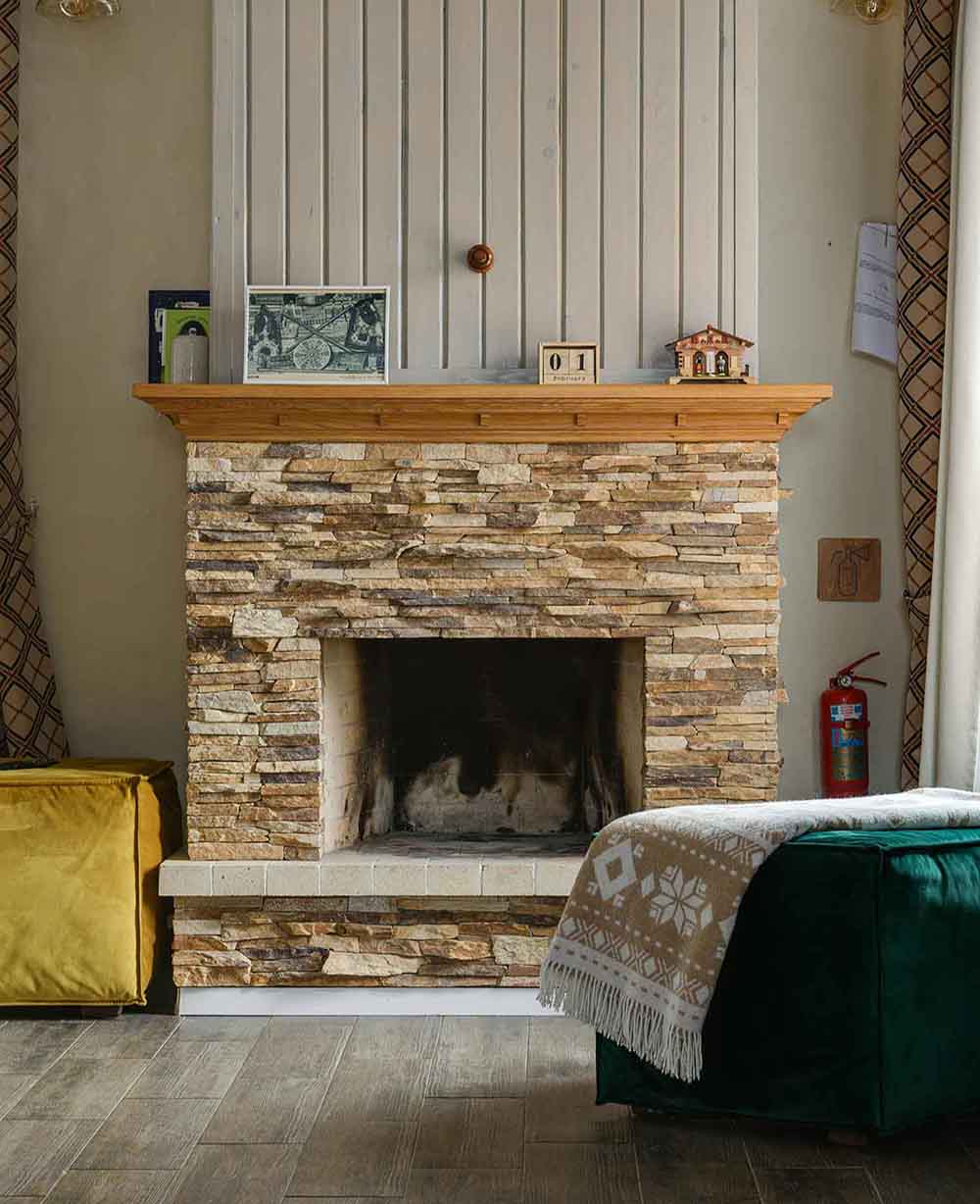 living room fireplace built-ins Michigan