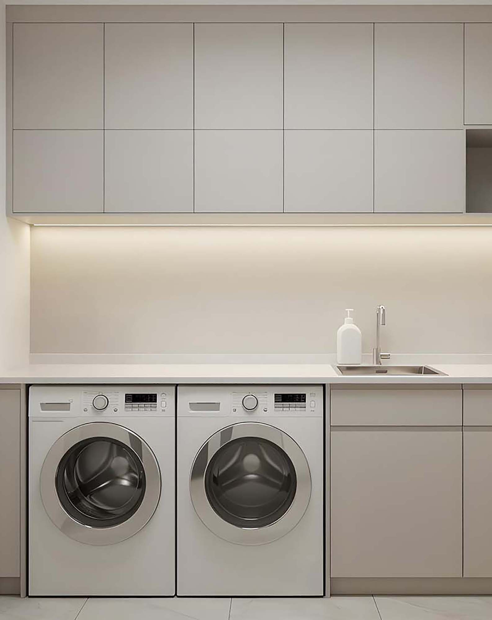 Traverse City laundry room cabinets