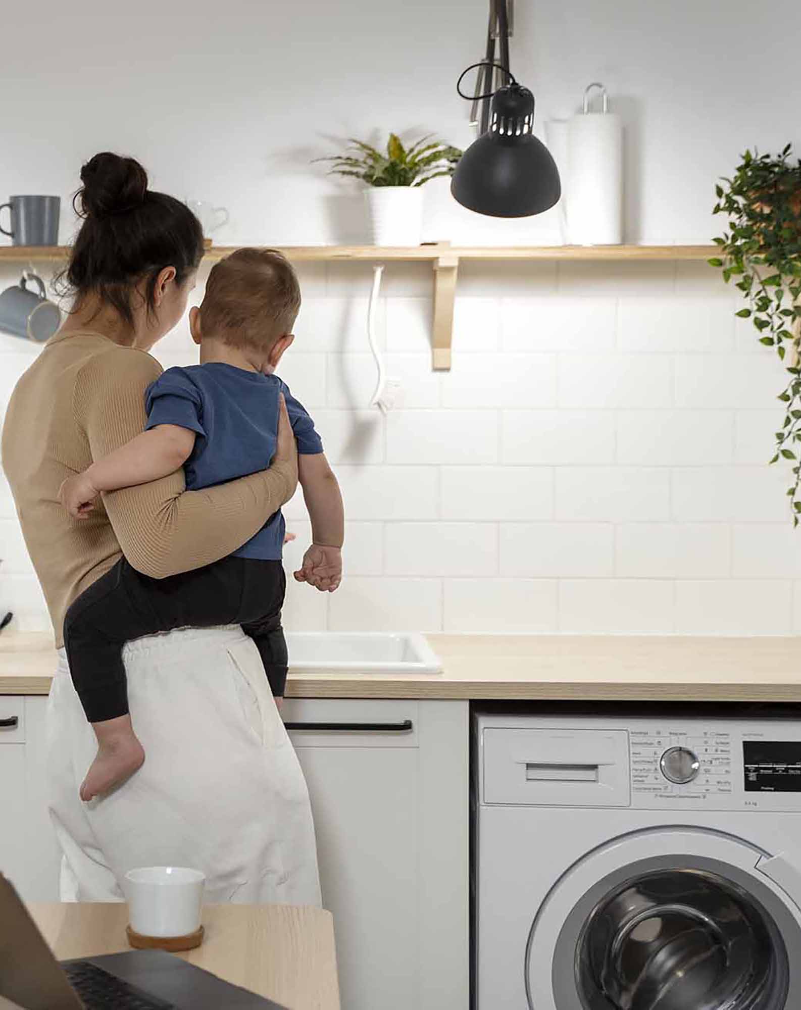 Glen Lake laundry cabinets