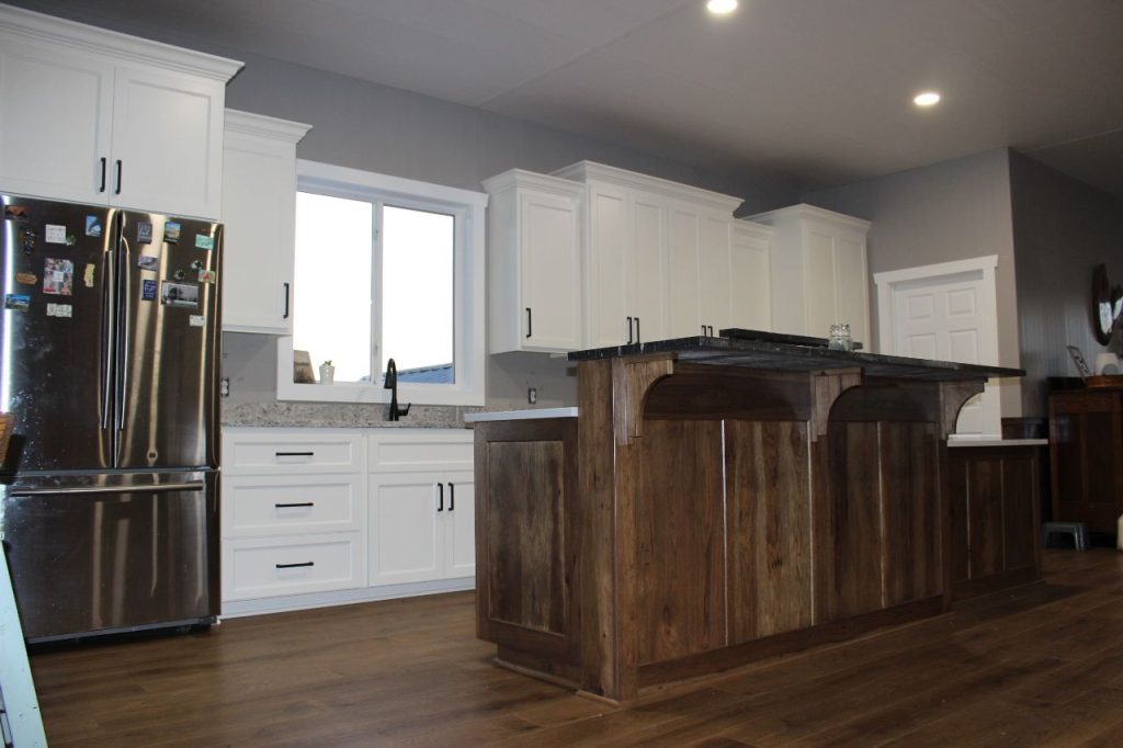 custom Amish kitchen cabinet storage Michigan